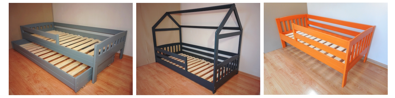 Lastevoodid, Eritellimusel, värvilised, tugevad, põrandavoodid, montessori