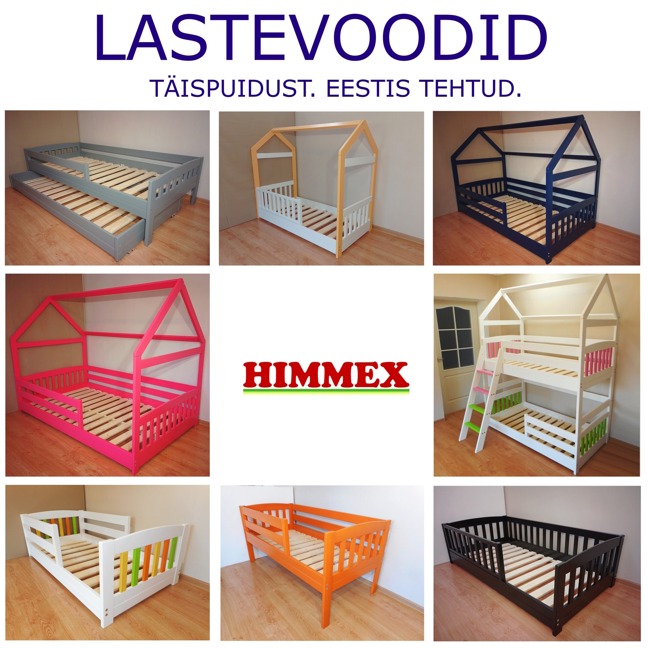 Lastevoodi 90x200 , Lastevoodi 120x200 , Lastevoodid , madal , turvaline