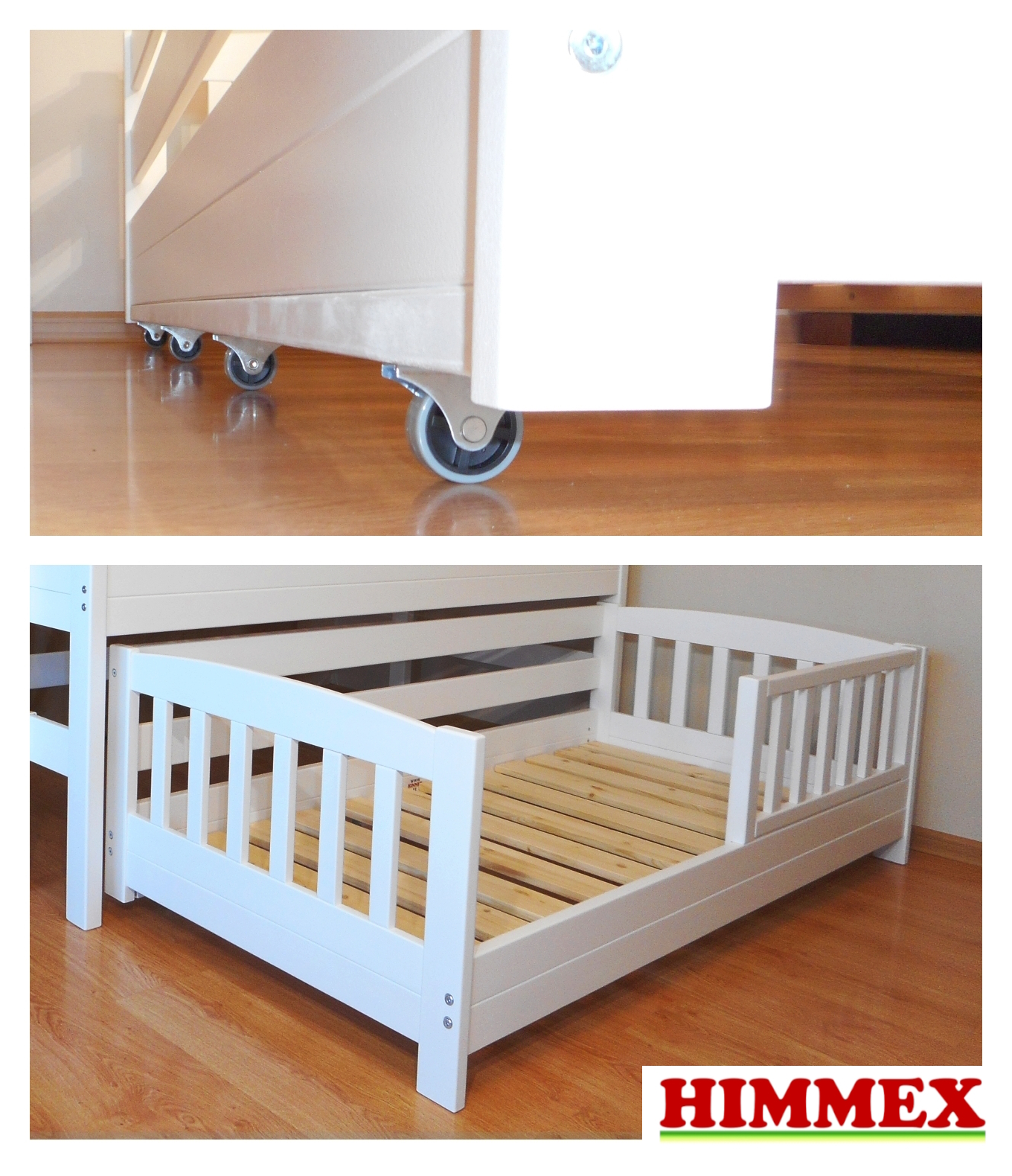 Kahekohaline, Lastevoodi, Ratastel, Kahele