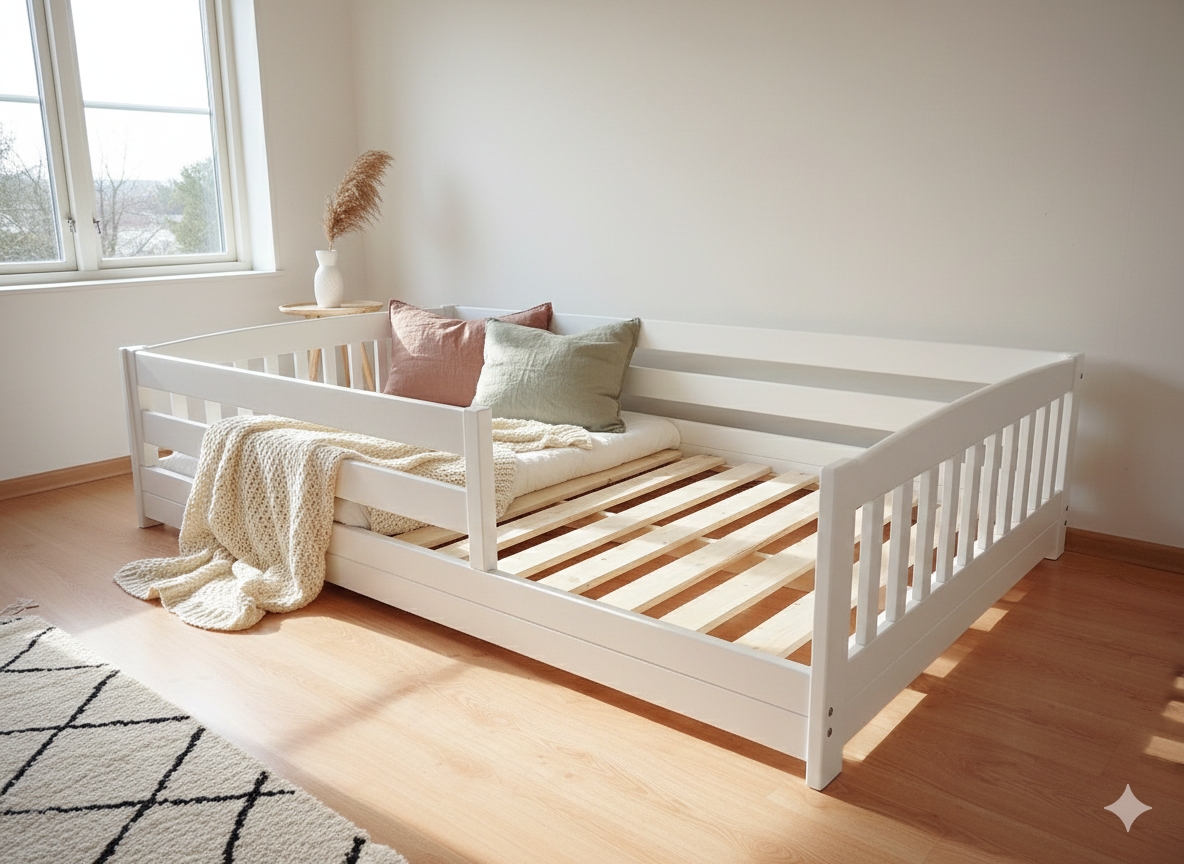 Põrandavoodi, Lastevoodid, Madal voodi