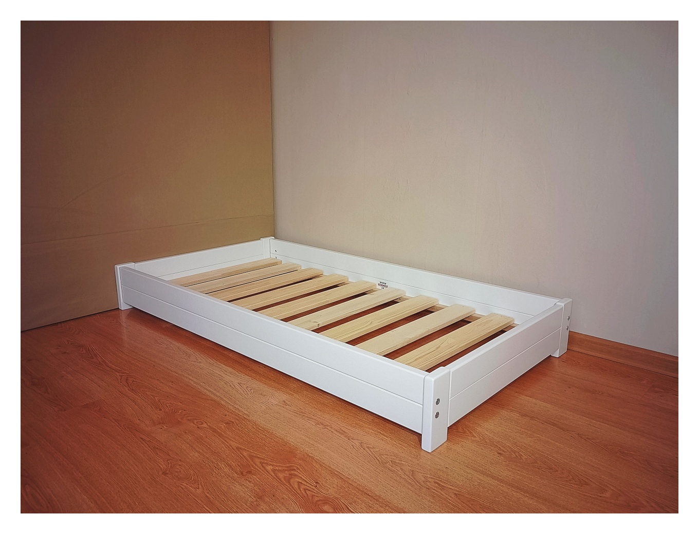 Madal voodiraam, Põrandavoodi, Lastevoodi 70x140, Montessori