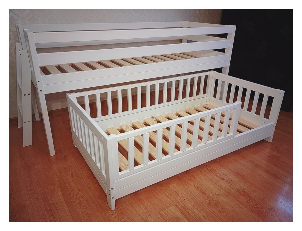Lastevoodid, 
komplekt kahele,
voodi 80x160,
turvaline