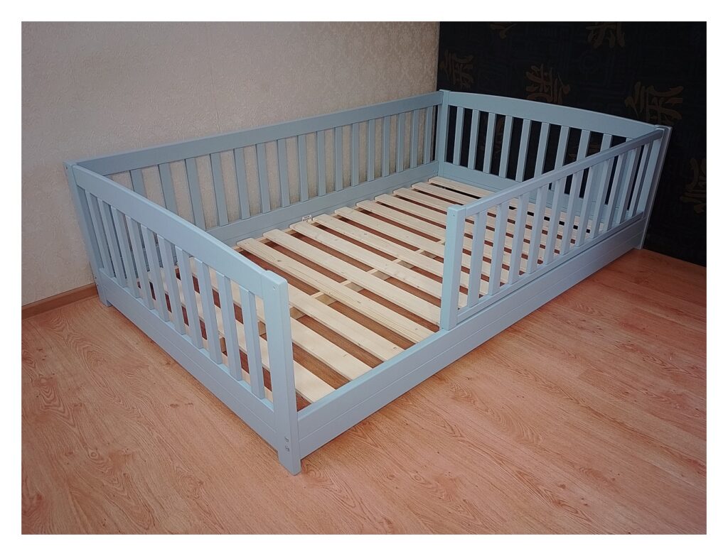 Suitsusinine, Lastevoodi, Põrandavoodi 120x200, Madal, Turvaline, Lastetuba